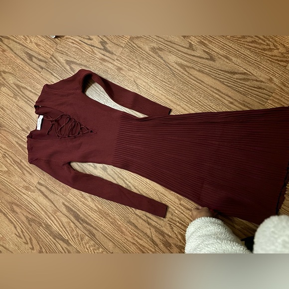 LIKE NEW, Sandro pleated dress - Picture 1 of 4